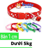 Vòng Cổ Chó Mèo Có Chuông Dày 1cm - Paddy Pet Shop
